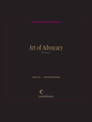 cover image of Art of Advocacy Series